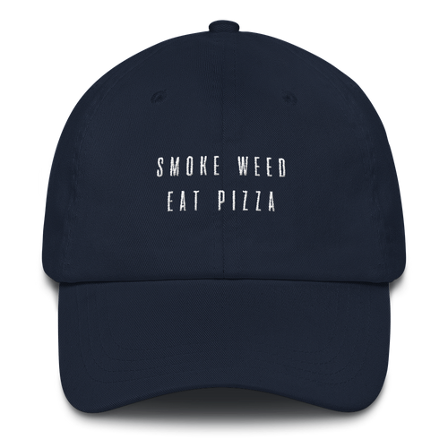 Smoke Weed Eat Pizza Dad hat